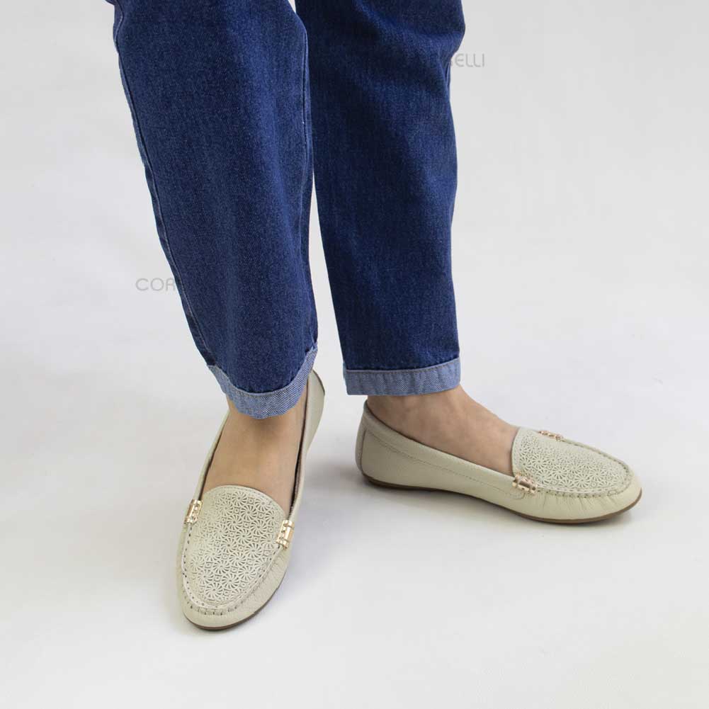 MOCASIN CHATO PAULA II VAINILLA