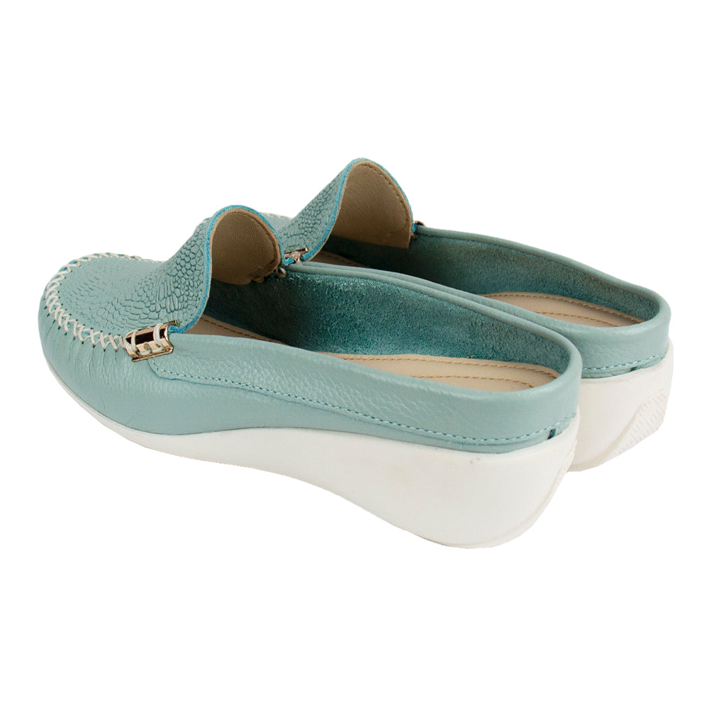 SUECO TACO CUÑA ROSALIA VERDE AGUA