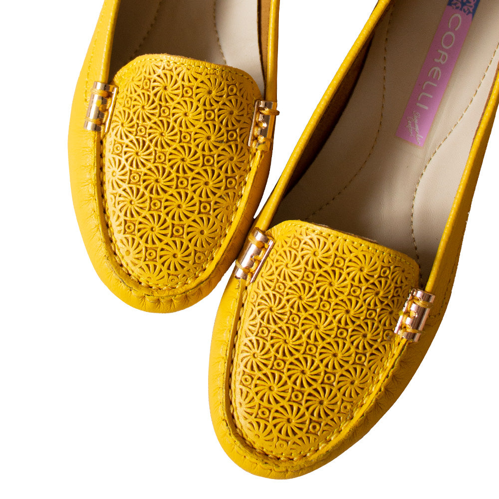 MOCASIN CHATO PAULA II MOSTAZA