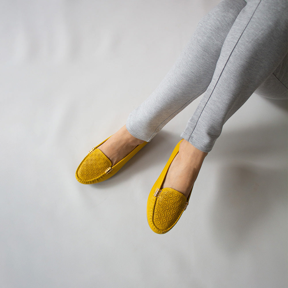 MOCASIN CHATO PAULA II MOSTAZA