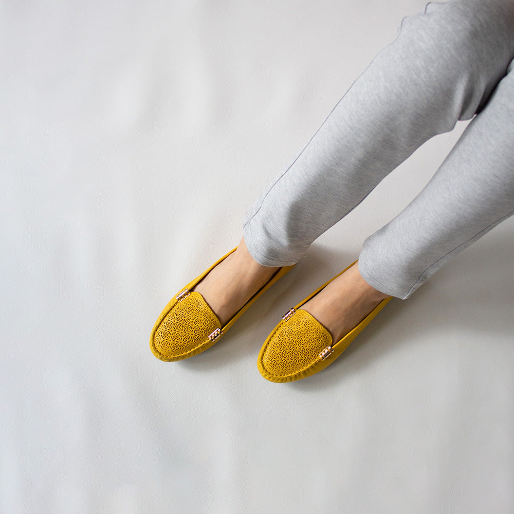 MOCASIN CHATO PAULA II MOSTAZA