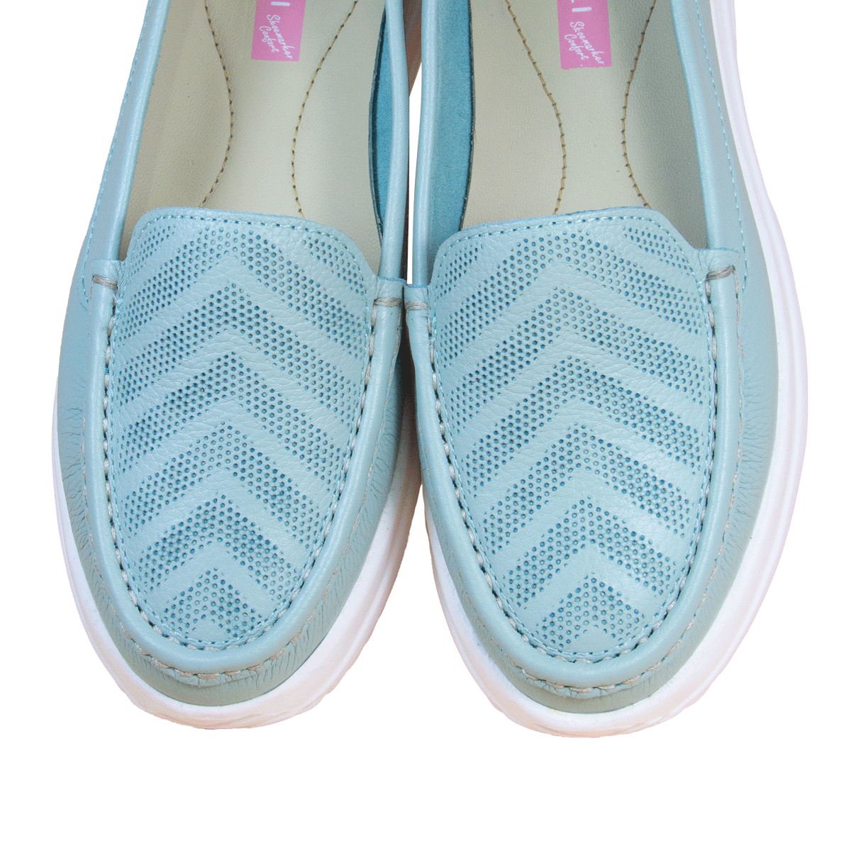 MOCASIN ZAPATILLA KATE VERDE AGUA