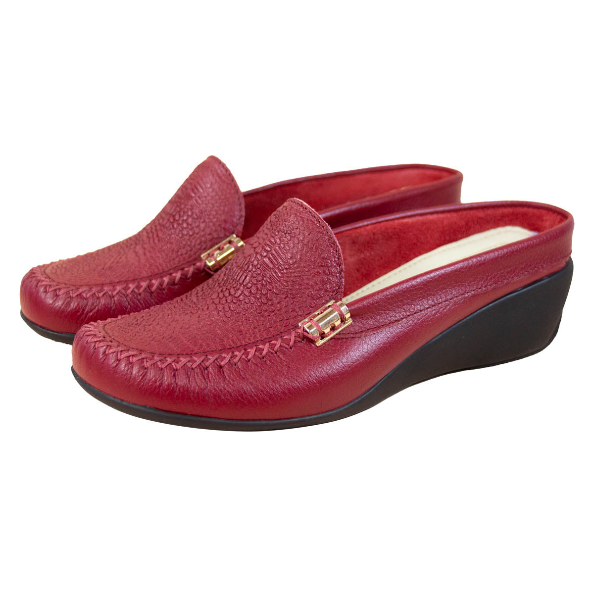 SUECO TACO CUÑA ROSALIA ROJO
