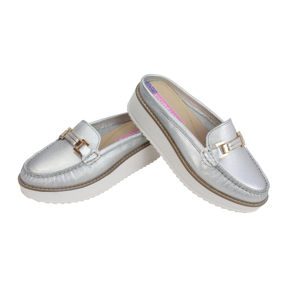 SUECO PLATAFORMA CATALINA FOLIA PLATA