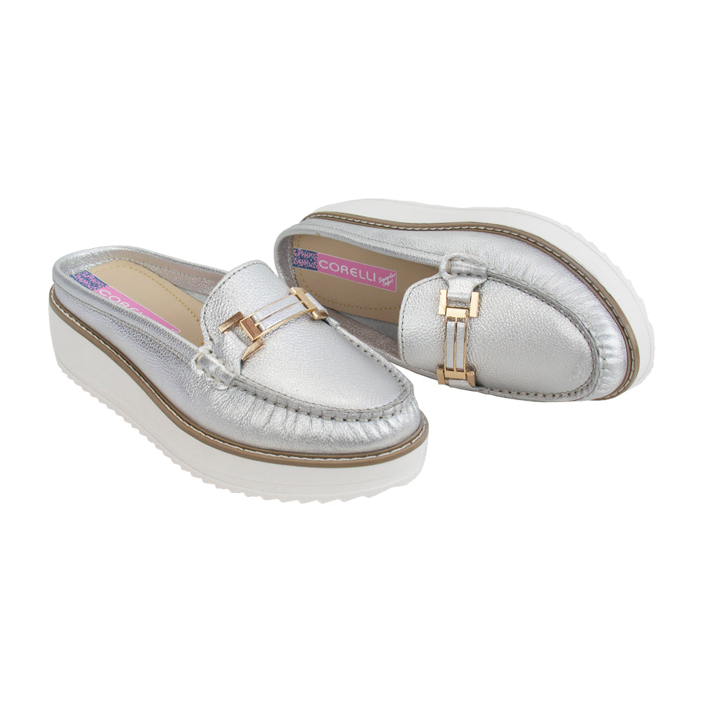SUECO PLATAFORMA CATALINA FOLIA PLATA