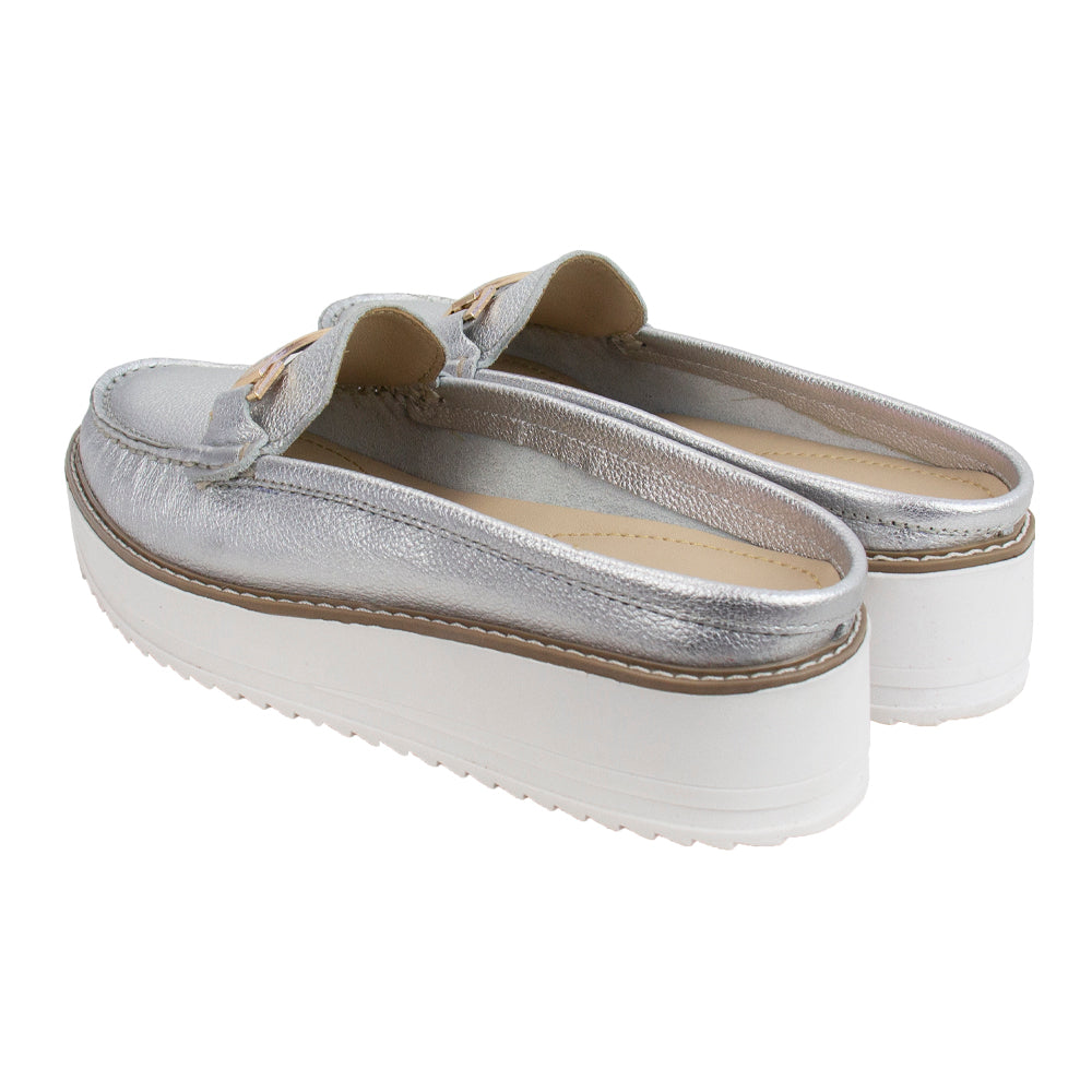 SUECO PLATAFORMA CATALINA FOLIA PLATA