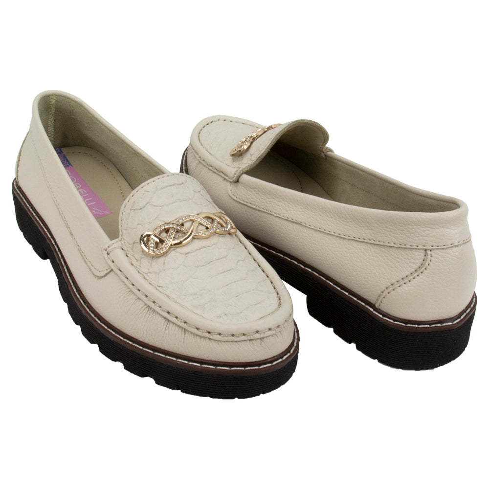 MOCASIN PLATAFORMA CHIARA VAINILLA