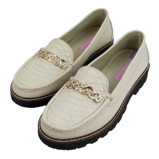 MOCASIN PLATAFORMA CHIARA VAINILLA