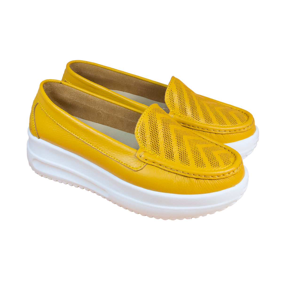 MOCASIN ZAPATILLA KATE MOSTAZA