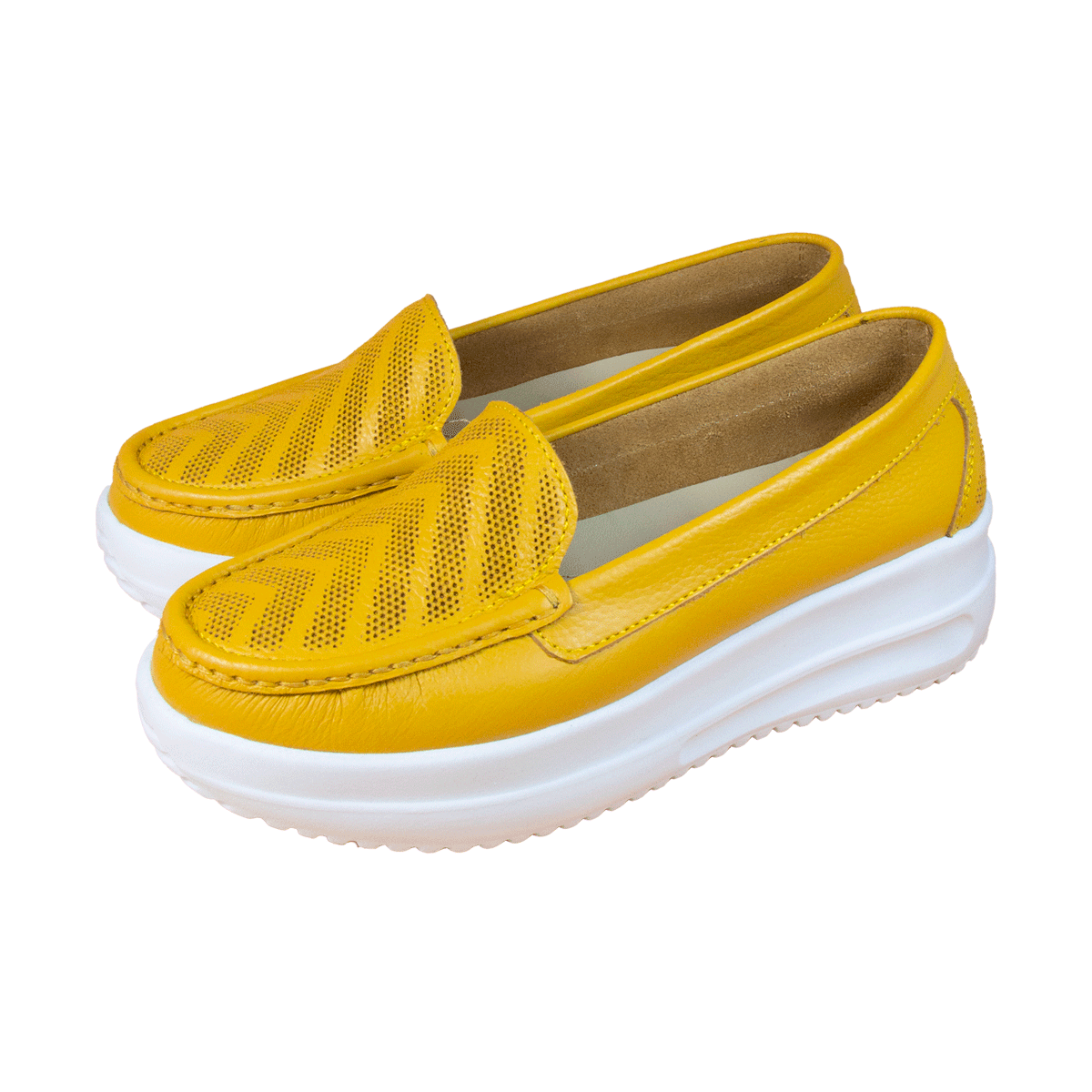 MOCASIN ZAPATILLA KATE MOSTAZA