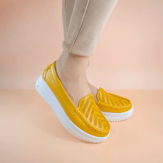 MOCASIN ZAPATILLA KATE MOSTAZA
