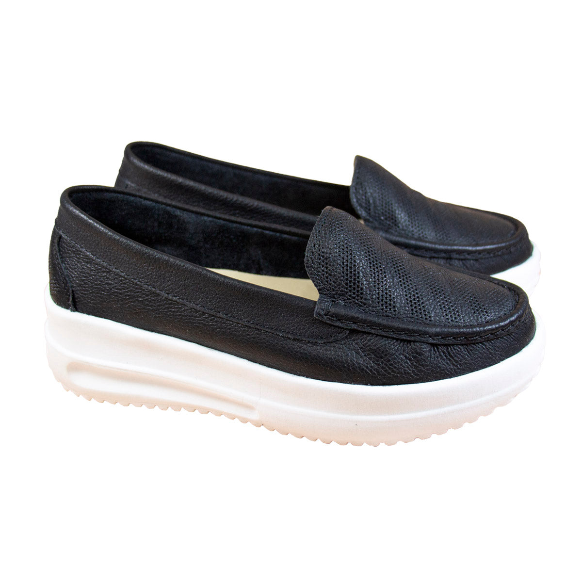 MOCASIN ZAPATILLA KATE NEGRO