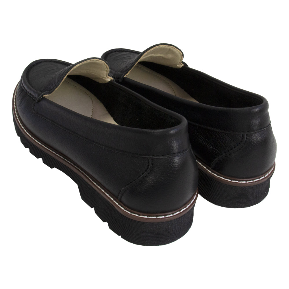 MOCASIN PLATAFORMA ESTER NEGRO