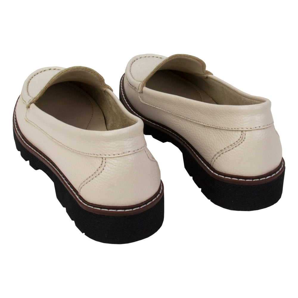 MOCASIN PLATAFORMA ESTER VAINILLA