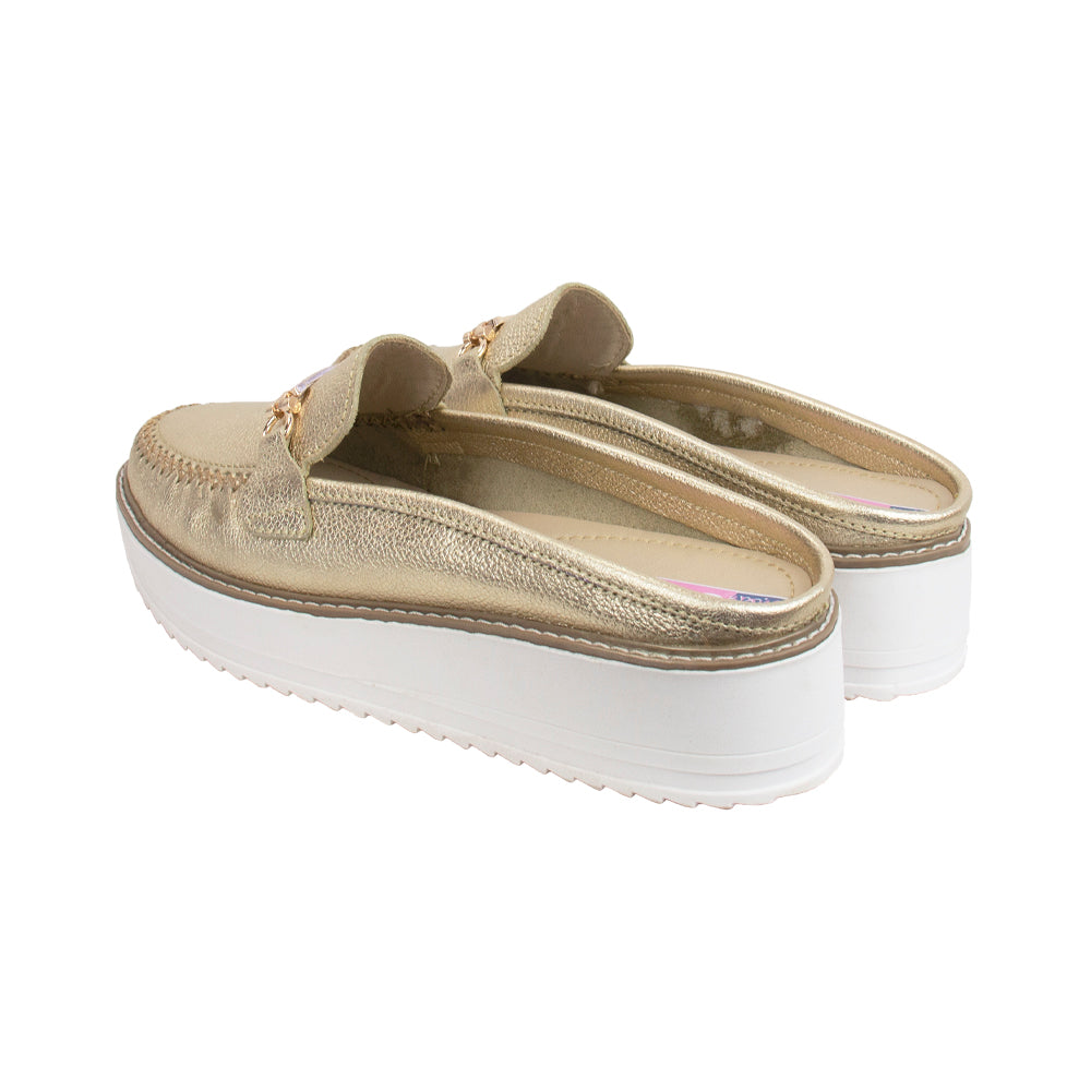 SUECO PLATAFORMA JOYCE FOLIA PLATINO