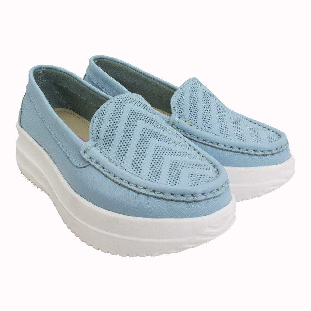 MOCASIN ZAPATILLA KATE CIELO