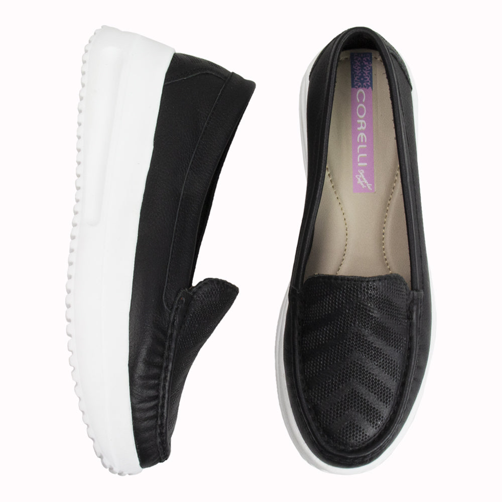 MOCASIN ZAPATILLA KATE NEGRO