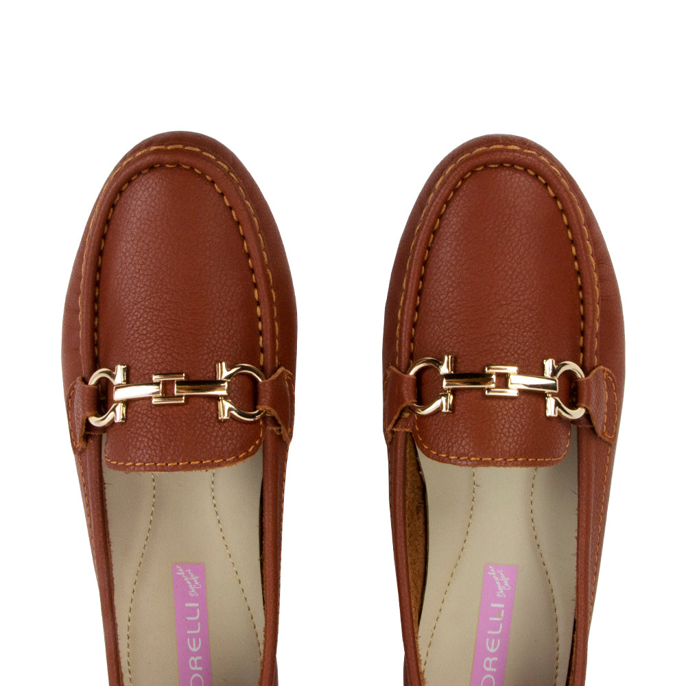 MOCASIN CHATO LUCIA COBRE