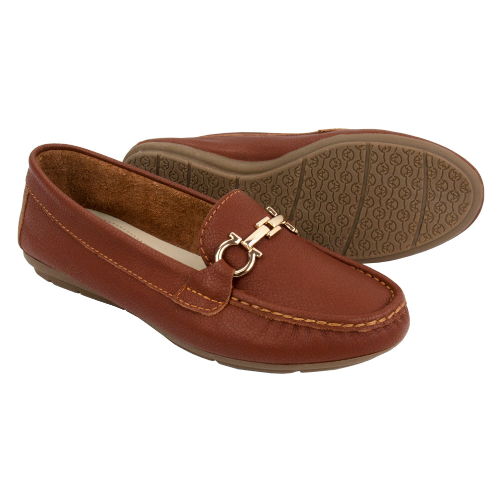 MOCASIN CHATO LUCIA COBRE