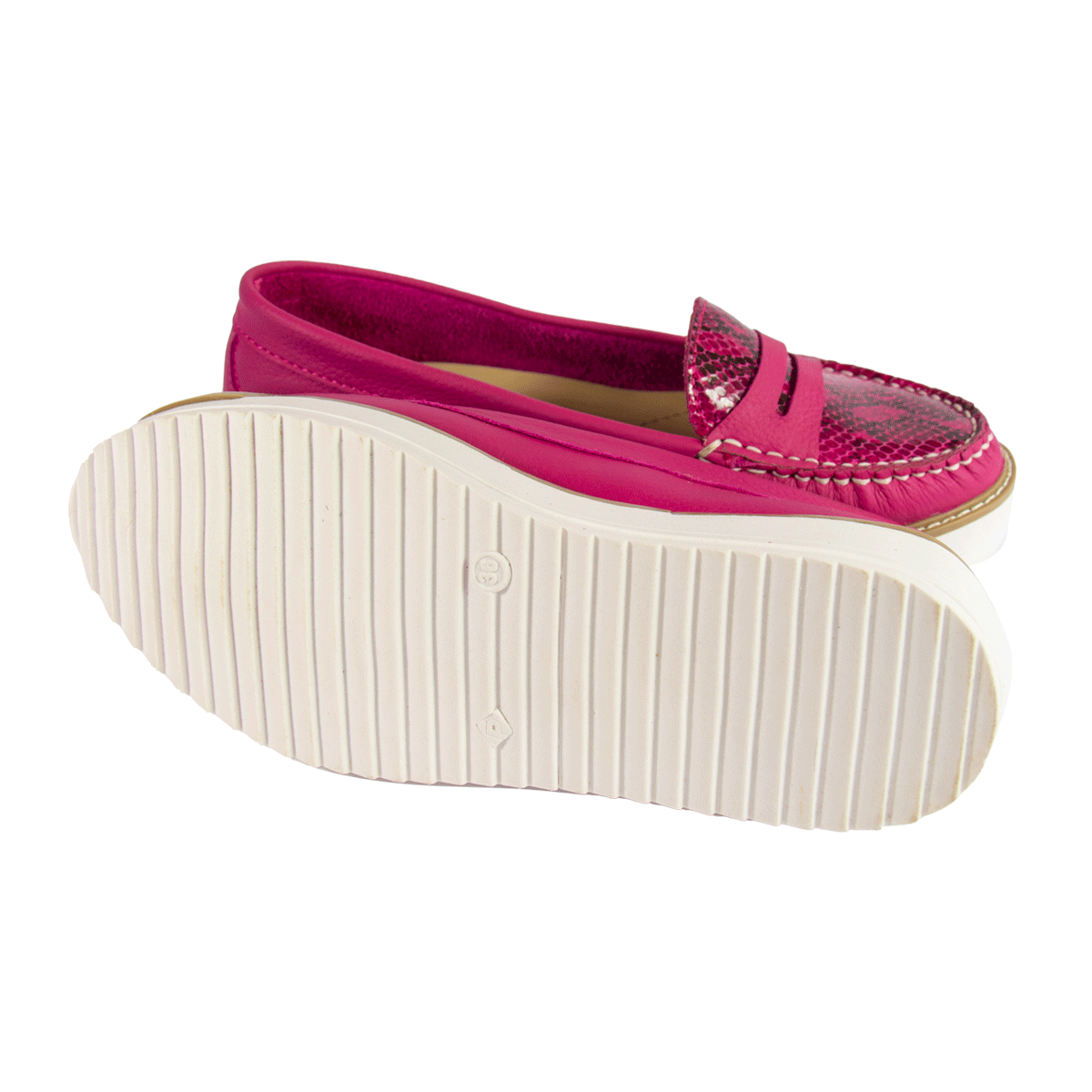 MOCASIN PLATAFORMA ELVIRA FUCSIA