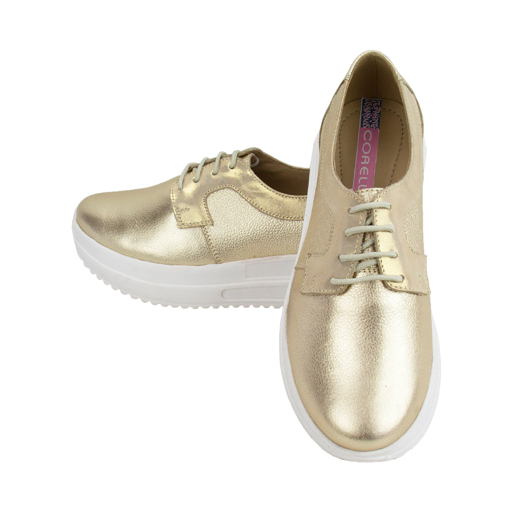 ZAPATO URBANO RUBY FOLIA PLATINO