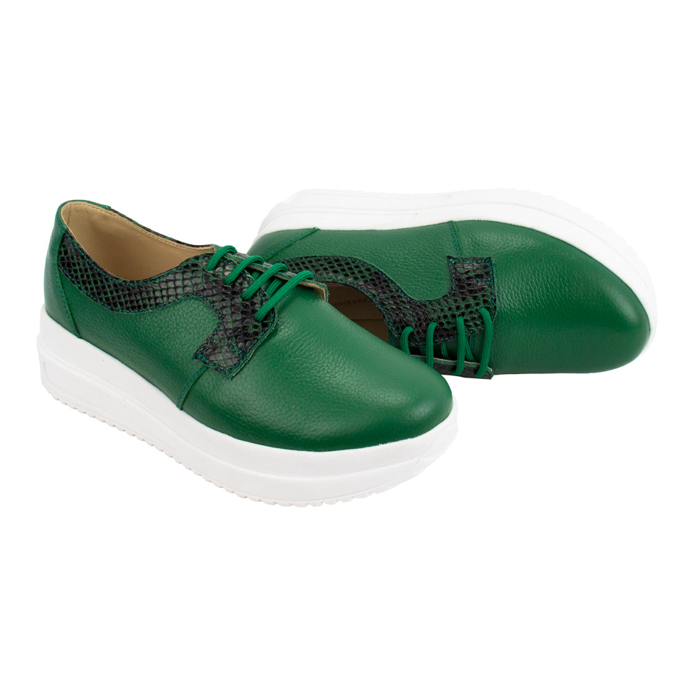 ZAPATO URBANO RUBY VERDE HOJA