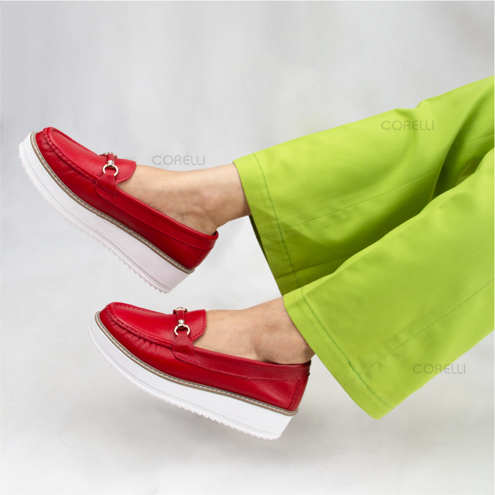 DANIELA VIVID RED - ZARA WHITE