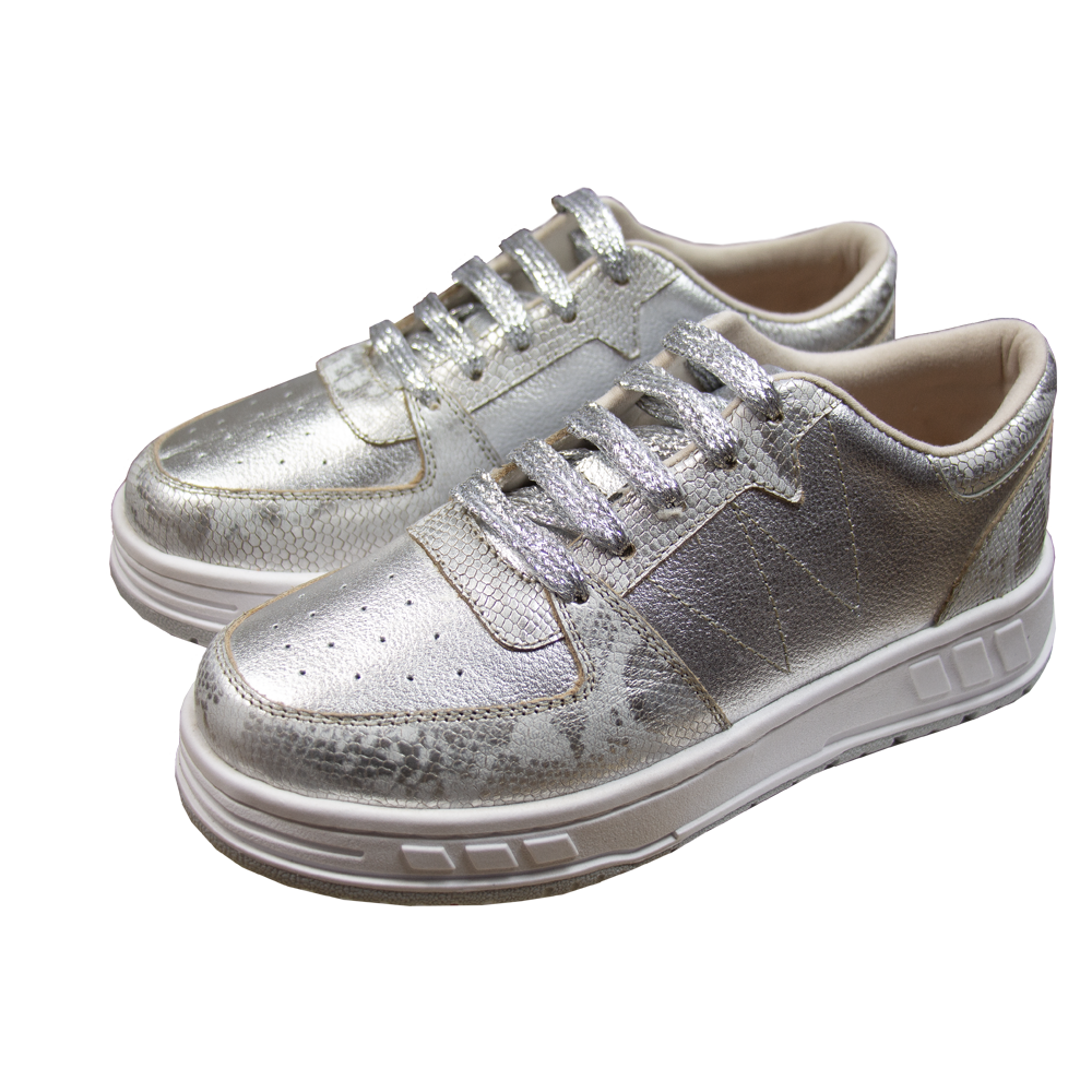 ZAPATILLA  LEONA  PLATA