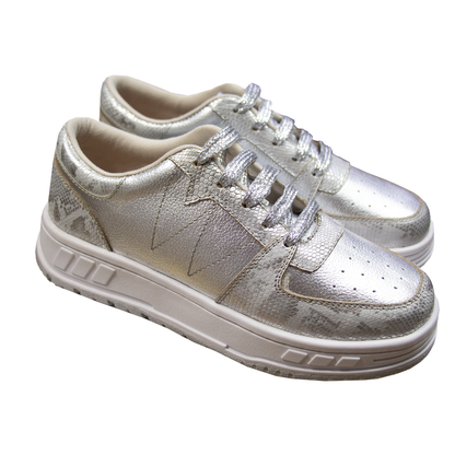 ZAPATILLA  LEONA  PLATA