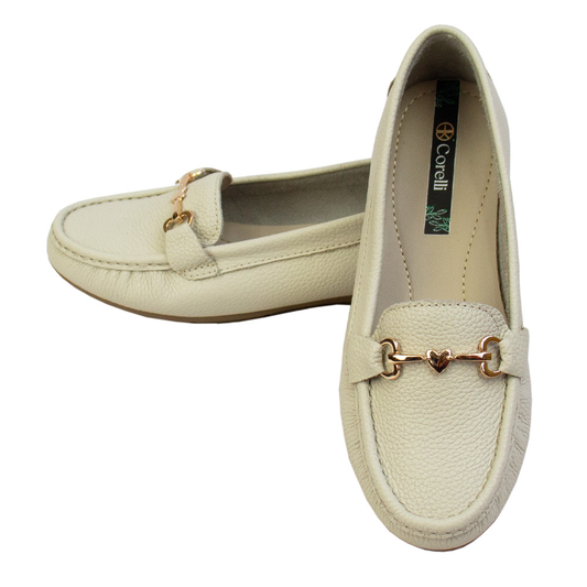 MOCASIN CHATO LOVE  VAINILLA