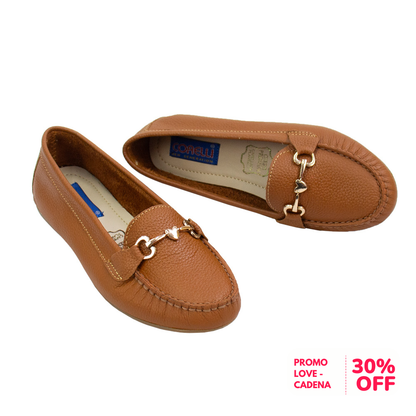 MOCASIN CHATO LOVE  NATURAL