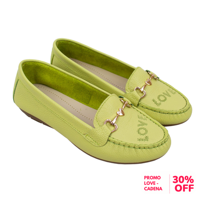 MOCASIN CHATO LOVE  LIMON