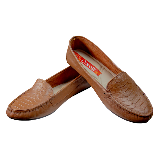 MOCASIN ESTER II NATURAL - VALE ARCO NEGRO