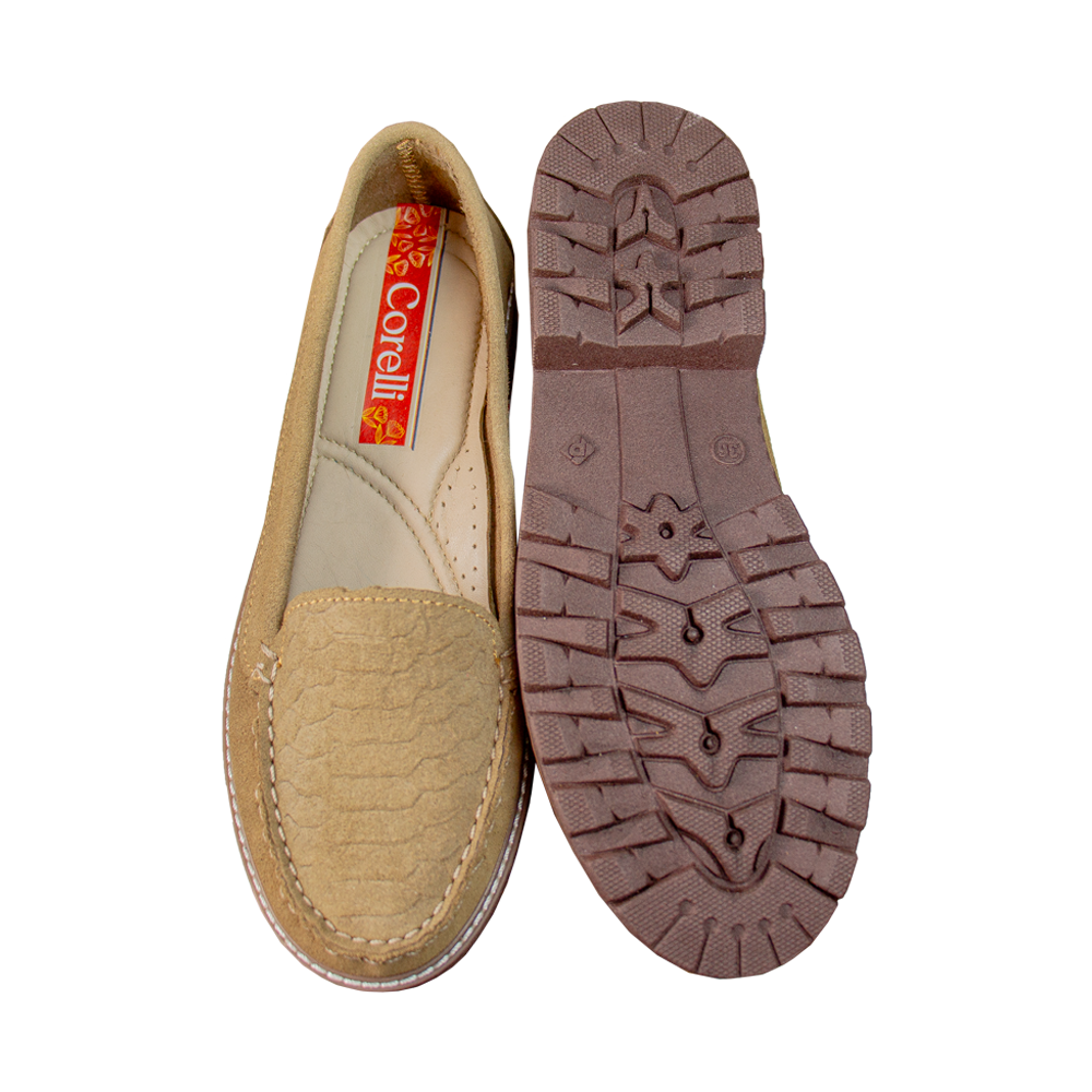 MOCASIN ESTER II GAMUZA MUZGO - KATTY MARRON