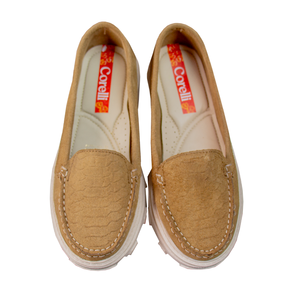 MOCASIN ESTER II GAMUZA MUZGO - CHUNKY AVELLANA