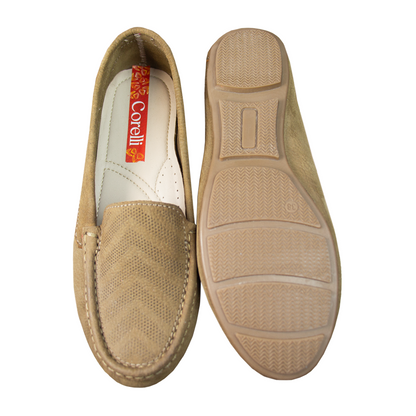 MOCASIN CHATO KATE II NOBUCK OLIVO - VALE ARCO TOFFE