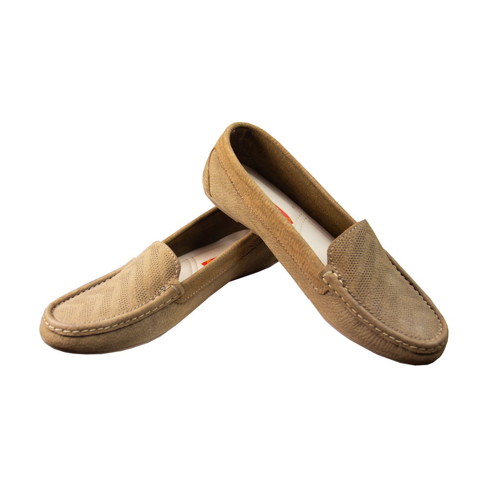 MOCASIN CHATO KATE II NOBUCK OLIVO - VALE ARCO TOFFE