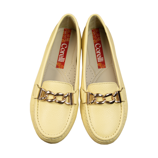 MOCASIN CHATO  CADENA  MANTEQUILLA