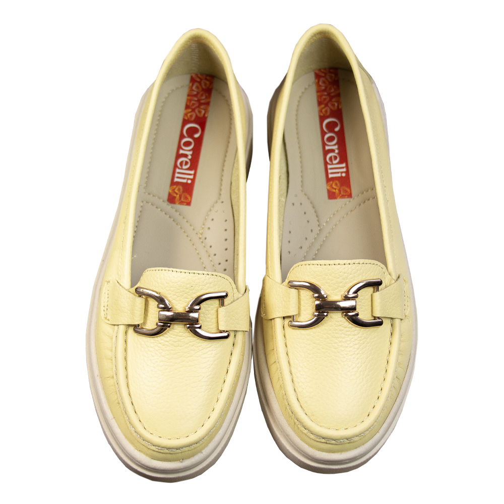 MOCASIN  PLATAFORMA  GIANELLA MANTEQUILLA
