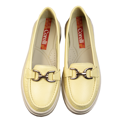 MOCASIN  PLATAFORMA  GIANELLA MANTEQUILLA