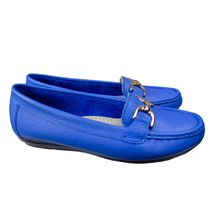 MOCASIN CHATO DOLCE AZULINO