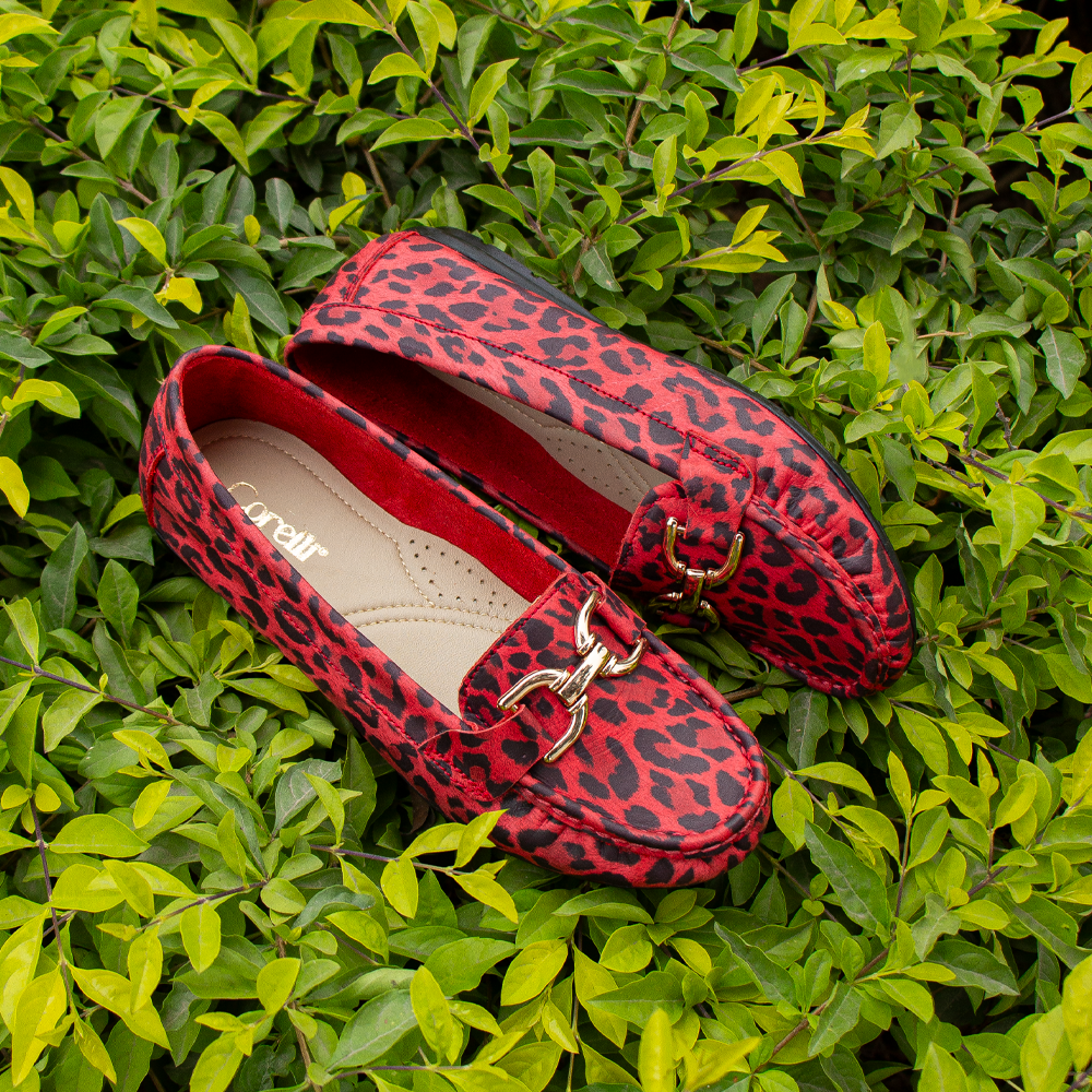 RED ANIMAL PRINT DOLCE