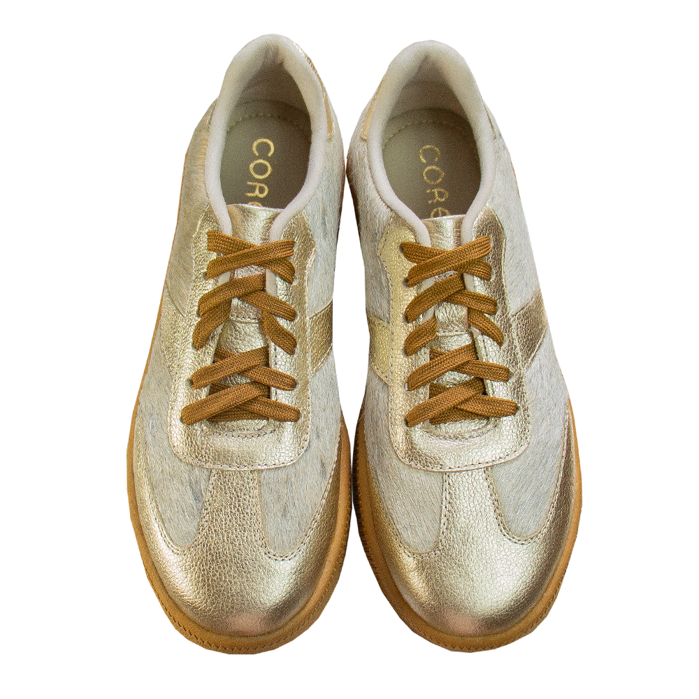 ZAPATILLA SAHARA CUERO PELOS PLATINO