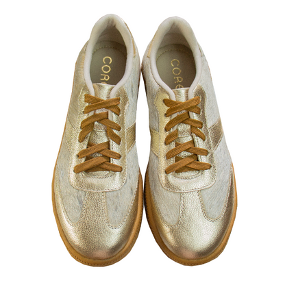 ZAPATILLA SAHARA CUERO PELOS PLATINO