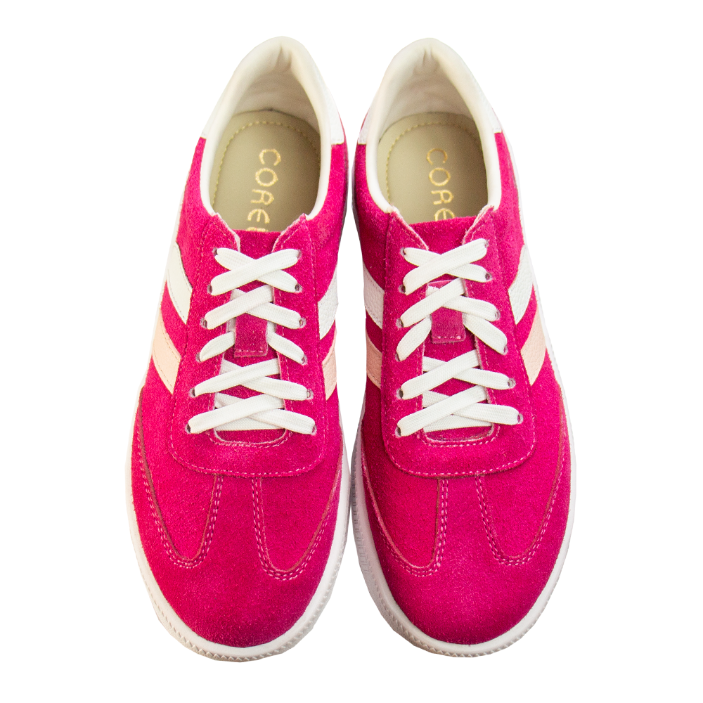 ZAPATILLA SIENA GAMUZON FUCSIA