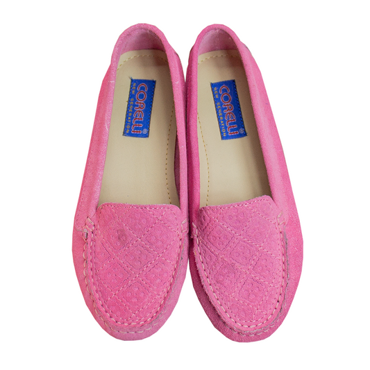 MOCASIN CHATO  CLEO ROSADO - CAUCHO TOFFE