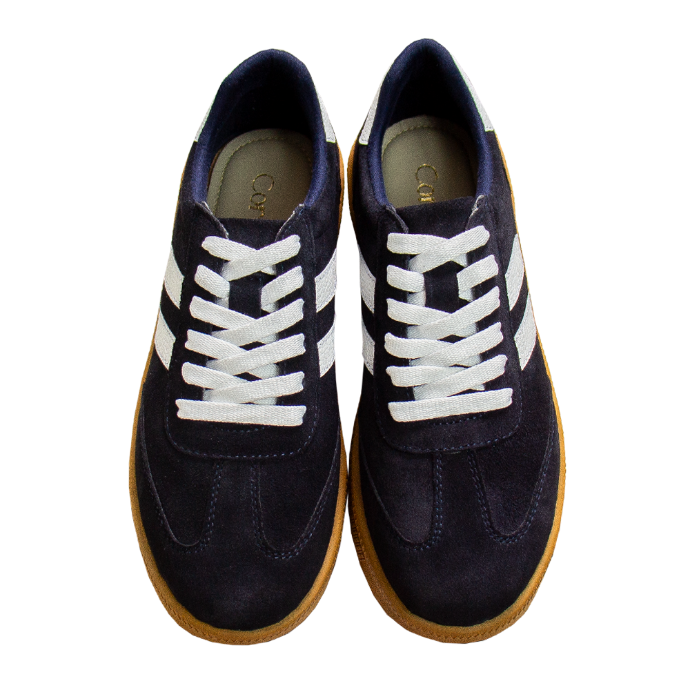 ZAPATILLA SIENA GAMUZON AZUL