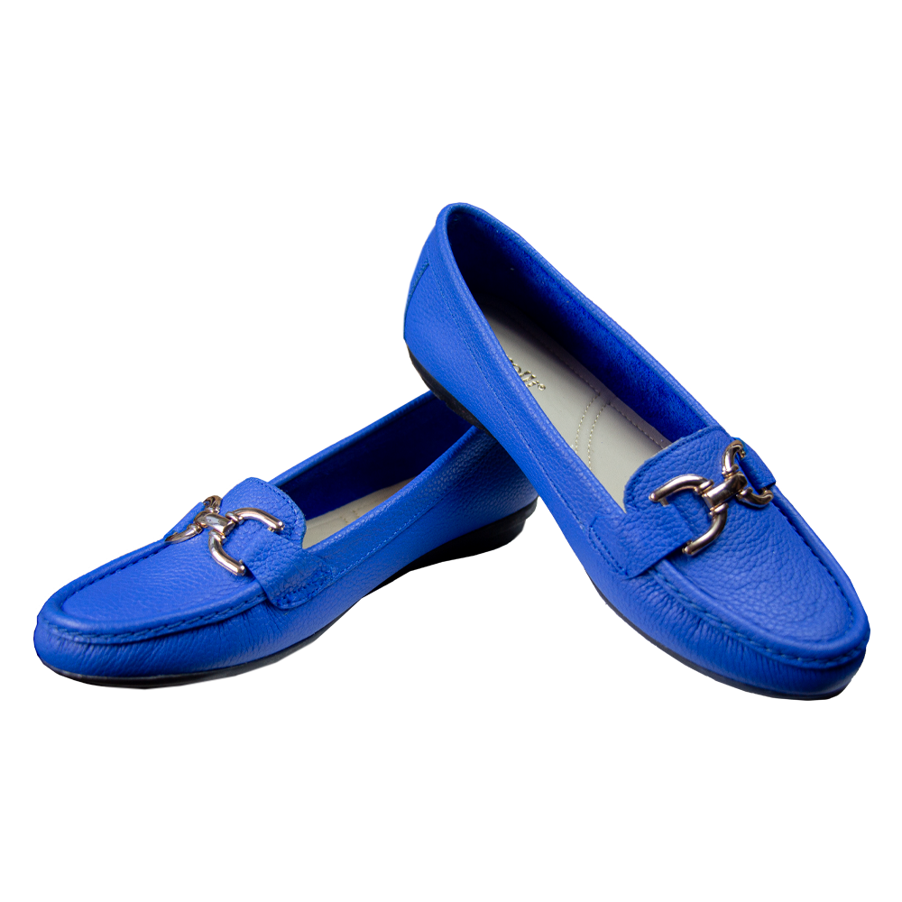 MOCASIN CHATO DOLCE AZULINO