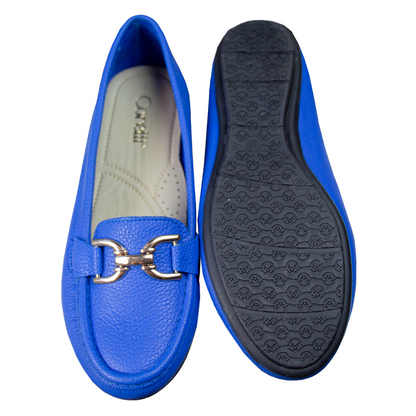 MOCASIN CHATO DOLCE AZULINO