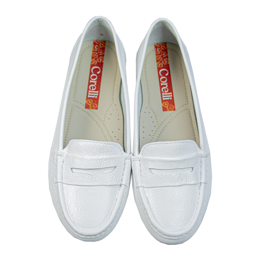 MOCASIN CHATO   PRINTS    BLANCO